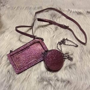 💕2 pc phone-case purse and tiny chain purse💕